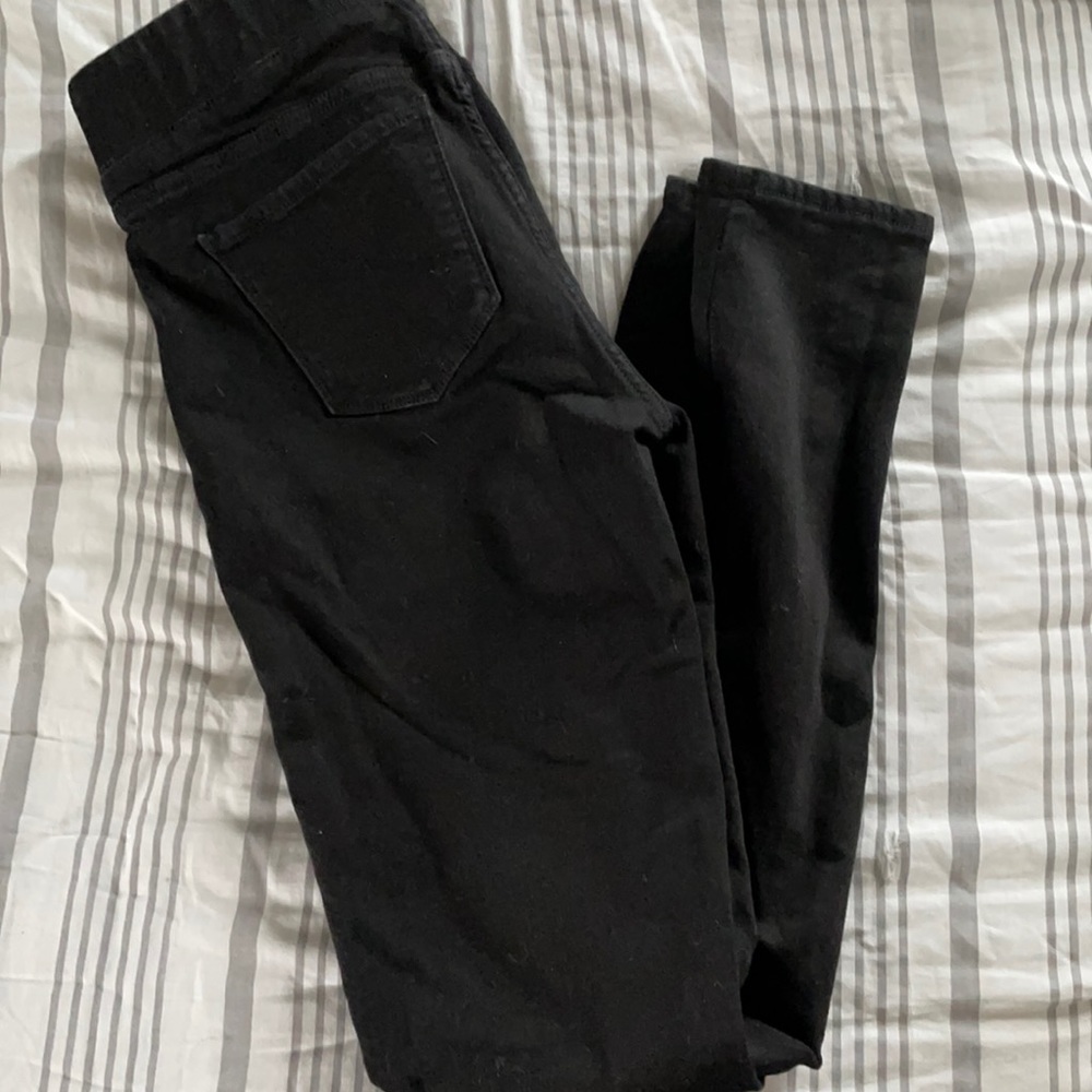 Old Navy Black Rockstar Jeggings Built in Warm